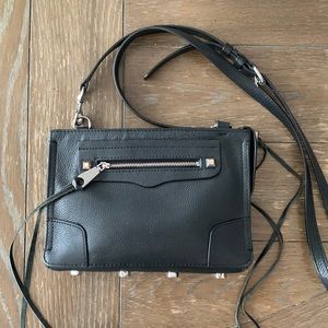 Rebecca Minkoff black leather crossbody